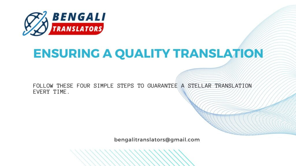 Quality translations by Bengalitranslators